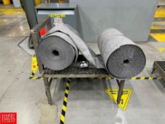 Assorted S/S Framed Platforms, (2) Rolls Absorbent Pads, Dell Monitor and S/S Topped Table, Dimensio