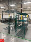 (3) Metro Racks, Dimensions = (1) 6' Length x 2' Width x 63