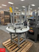 Teflon-Topped Rotary Table with Drives and Controls,, Dimensions = 3' Diameter - Rigging Fee: $100