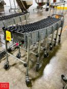 Nestaflex 226 Accordion Roller Conveyor, Dimensions = 18