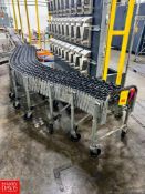 Nestaflex 226 Accordian Roller Conveyor, Dimensions = 18