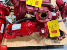 Bell & Gossett Pump, Size: 2 x 6.26 with 1 HP 1,725 RPM Motor - Rigging Fee: $50