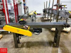 Belt Conveyor with Drive and Emergency Stop, Dimensions = 70