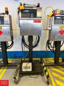 Videojet Mobile S/S Coder, Model: Excel Series 170I, S/N: 992520024WD - Rigging Fee: $150