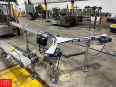 S/S Framed Y-Shaped Conveyor with (2) Drives and (2) Genesis Controls, Dimensions = 10' x 3.25