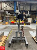 Mobile Pallet Labeler with Allen-Bradley PanelView 300 Micro HMI - Rigging Fee: $150