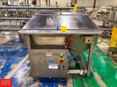 Universal Machine S/S Cap Hopper, Model: E-828S, S/N: 98-8267-8, Dimensions = 48