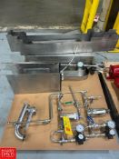 S/S Water Filter Valves, Piping, Butterfly Valve, Elbow and S/S Conveyor Covers - Rigging Fee: $50