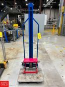Mobile 220 LB Capacity Stacker with Mobile Stool - Rigging Fee: $100