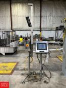 Taptone S/S Fill Level Inspection System with Touch Screen HMI, Mounted on S/S Stands - Rigging Fee: