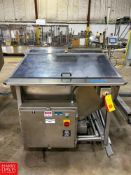 Universal Machine S/S Cap Hopper, Model: E-828S, S/N: 98-8267-10, Dimensions = 48