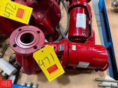 Bell & Gossett Pump, Size: 2 x 6.26 with 1 HP 1,725 RPM Motor - Rigging Fee: $50