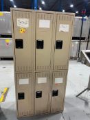 Set of (6) Lockers - Rigging Fee: $100