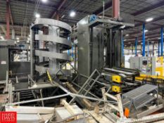 vonGAL Depalletizer, S/N: 3514 76Ll with Allen-Bradley SLC 5/05 CPU with (5) I/O Cards, Contactors,