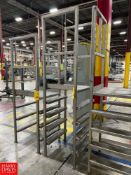 S/S Framed Platform with (2) Ladders and Handrail, Dimensions = 2' x 2' - Rigging Fee: $150