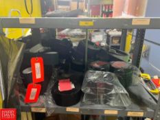 Assorted Belts and Rack, Dimensions = 3' Length x 18