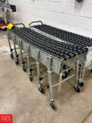 Nestaflex 226 Accordian Roller Conveyor, Dimensions = 18