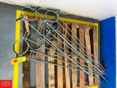 (6) Pipe Clamps, Dimension = 6