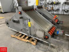 Universal Machine Conveyor, Model: E-8166, S/N: 98-1485-4, Dimensions = 4' x 26