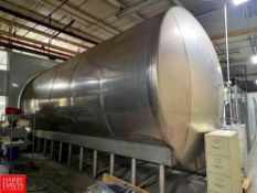 DCI 20,000 Gallon Horizontal 316L S/S Tank, S/N: JS3643A, Dimensions = 13'3