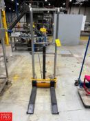 Wesco Mobile 880 LB Capacity Stacker - Rigging Fee: $75