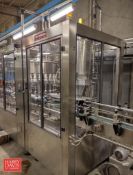 2016 Bertolaso Olympia Delta 20-Valve Unibloc Filler, Rinser and Corker with Feeder Product Conveyor