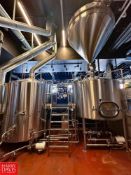 2016 JVNW 20 Barrel 2-Vessel Automatic Direct Fire Brewhouse with 30 Barrel Hot Liquor Tank, Thermal