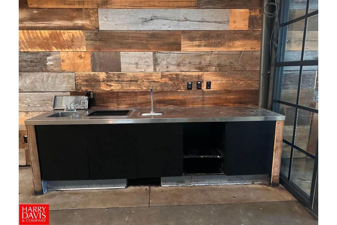 S/S Serving Drink Station with Sink - Rigging Fee: $600