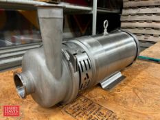 SPX/APV 10 HP Centrifugal Pump with Baldor S/S Clad 3,500 RPM Motor and 3