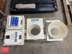 Mettler Toledo Safeline Flow-Thru Metal Detector, Model: ZMFZ 200, S/N: C83465, Aperture = 8