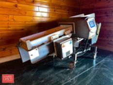 Mettler Toledo Safeline Mobile S/S Metal Detector with 30 cm x 10 cm Aperture and Inclined Conveyor