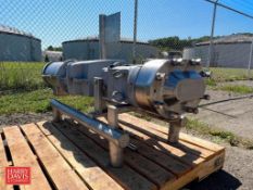 Waukesha Cherry-Burrell Positive Displacement Pump with Baldor S/S Clad 5 HP 1,750 RPM Motor, 3.5