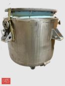 De Dietrich 200 Gallon Glass Lined Jacketed Reactor Tank