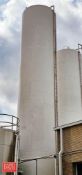 Mueller 50,000 Gallon Jacketed S/S Silo with Horizontal Agitator and Air Valve, S/N: D-8974