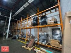 Sections Pallet Racking, Dimensions = (6) 16' x 8' and (1) 14' x 8' - Rigging Fee: $800