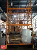 Sections Pallet Racking, Dimensions = 16' x 8' - Rigging Fee: $900