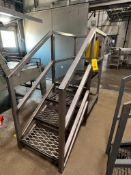 S/S Framed Platform with Stairs and Handrail, Dimensions = 41