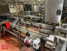 Dual-Lane, Serpentine S/S Framed Power Conveyor, Dimensions = 22' X 3.5