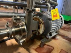 Fristam 20 HP Centrifugal Pump, Model: FPX3532-165, S/N: FPX35320510048 with 2.5