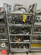 Assorted S/S Air Valve Parts, Fittings, Including: Elbows, T's and Pump Impellers
