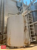 DCI 3,000 Gallon Jacketed S/S Silo, S/N: 88-D-36356-A with Vertical Agitation, (2) S/S Tank Valves