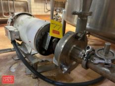 Fristam 7.5 HP Centrifugal Pump, Model: FPX3522-145, S/N: FPX35220409234 with 2.5