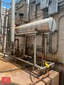 Shell/Tube Heat Exchanger with Pump and S/S Rack - Rigging Fee: $600