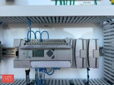 Allen-Bradley MicroLogix 1400 PLC with (2) I/O Cards, PanelView 800 Touch Screen HMI