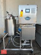 Pinnacle Stainless Mobile Filter Skid, S/N: PSRS-069-19 with (2) Online Filters, Expansion Tank