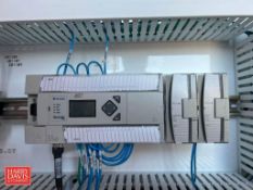 Allen-Bradley MicroLogix 1400 PLC with (2) I/O Cards, PanelView 800 Touch Screen HMI