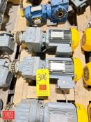 SEW-EURODRIVE .75 KW, 60 HZ 1, 740/61 RPM Motor Motors with Gear Reducing Drive - Rigging Fee: $25