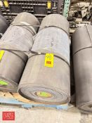 3MM Thick Rough Mat Conveyor Belting, Dimensions = 350' Length x 47.5