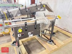 Arrowhead Conveyor Section with 45° Turn, Plastic Table-Top Chain and Drive, Dimensions = 72