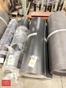 (3) 3MM Thick PVC Mat Conveyor Belting, Dimensions = 122' Length x 47.5